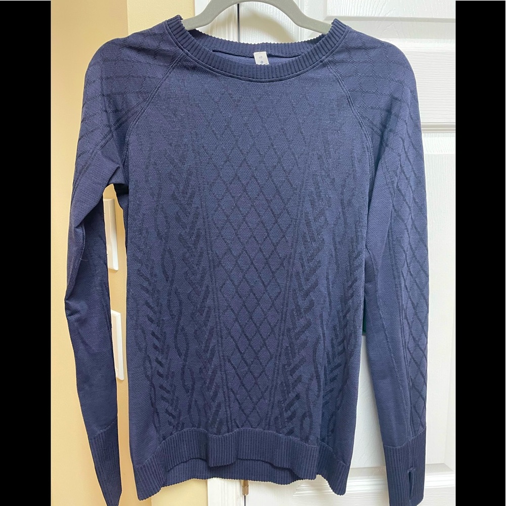 Lululemon Swiftly Cable Knit Long Sleeve